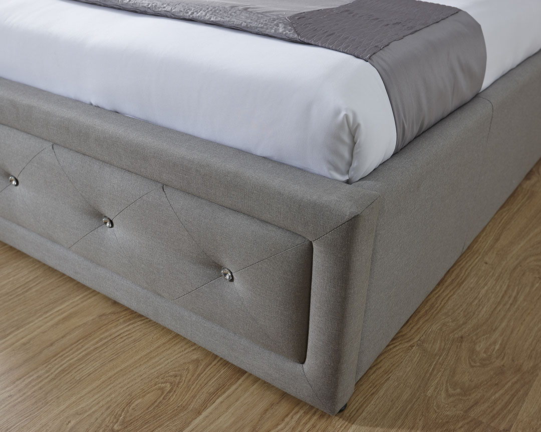 Hollywood Fabric Ottoman