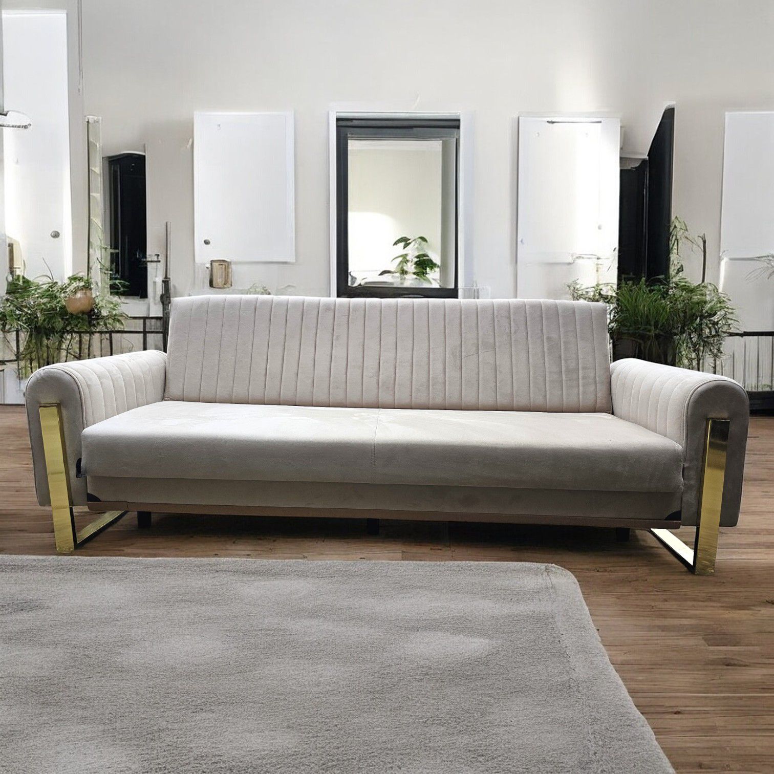 DARWEN 3 SEATER STORAGE FOAM SOFA BEDS