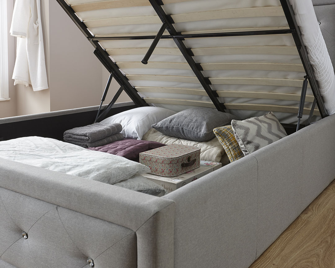 Hollywood Fabric Ottoman