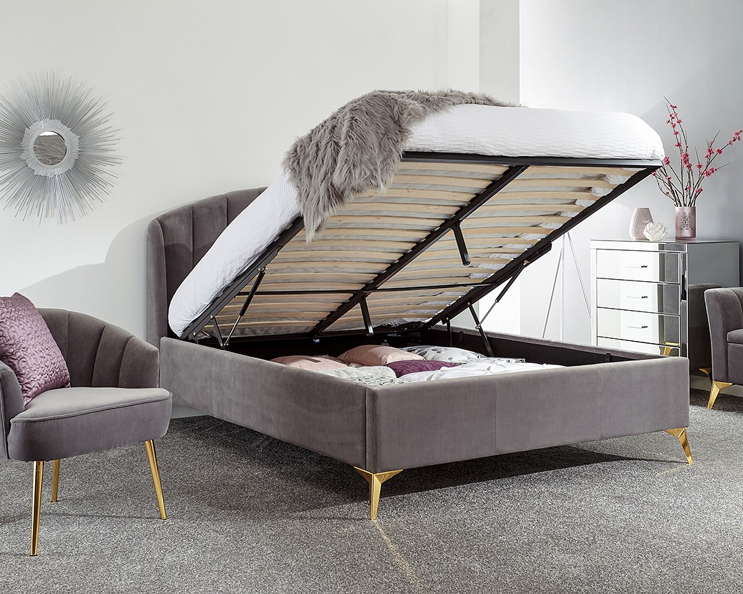 PETTINE End Lift Ottoman Bed