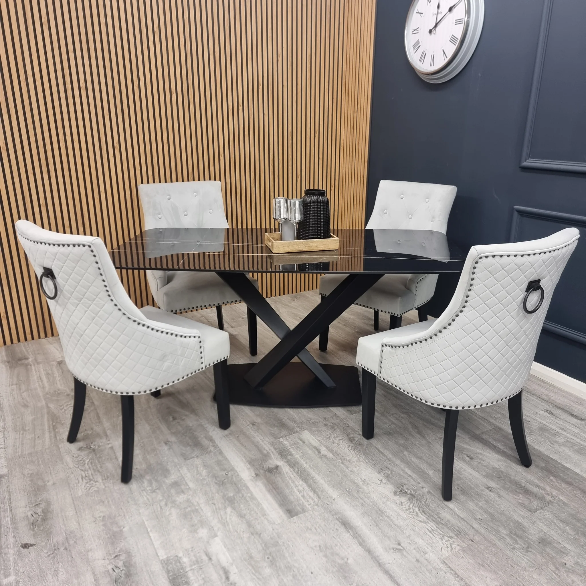 Darwen Black Leg Dining Chair