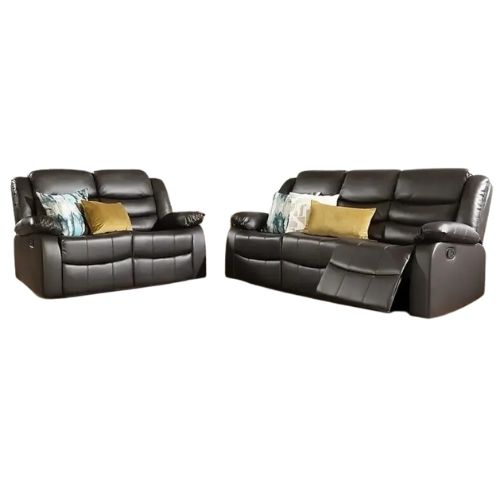 MILANO RECLINER LEATHER 3+2+1 SOFA SET (Air Leather UKFR)
