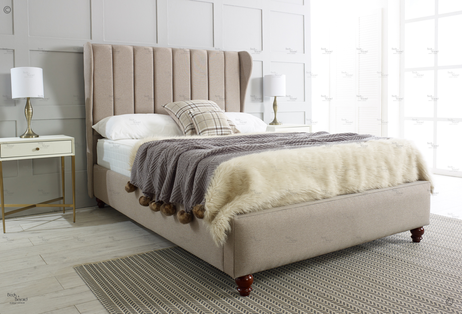 Lexi cheap velvet bed