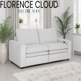 Allure Chesterfield Bed (Upholstered in Grey AC Linen)