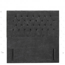 Allure Chesterfield Bed (Upholstered in Grey AC Linen)