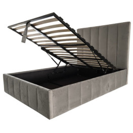 Allure Chesterfield Bed (Upholstered in Grey AC Linen)