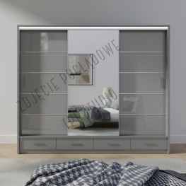 Allure Chesterfield Bed (Upholstered in Grey AC Linen)