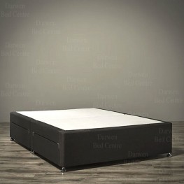 Allure Chesterfield Bed (Upholstered in Grey AC Linen)