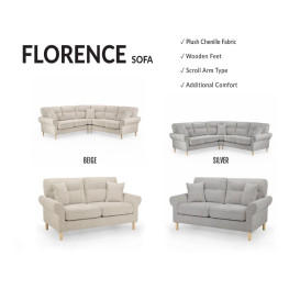 Allure Chesterfield Bed (Upholstered in Grey AC Linen)