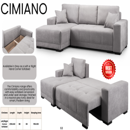 Allure Chesterfield Bed (Upholstered in Grey AC Linen)