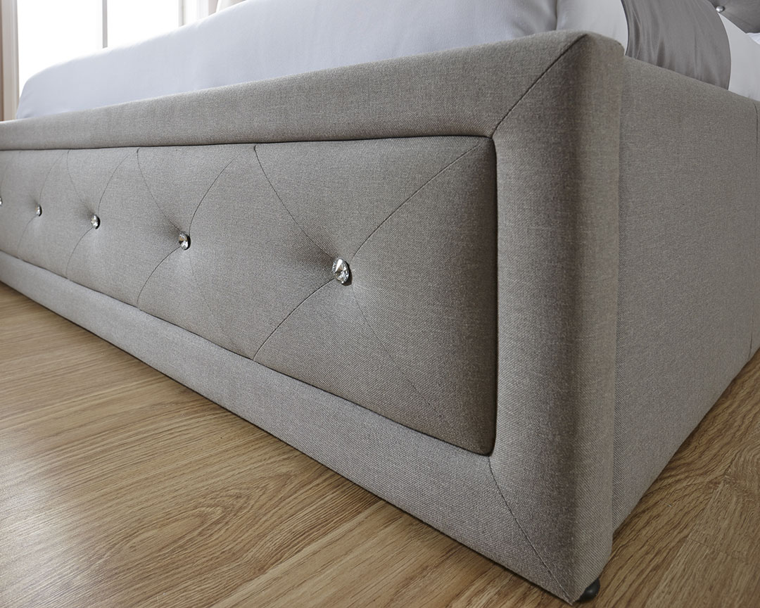 Hollywood Fabric Ottoman