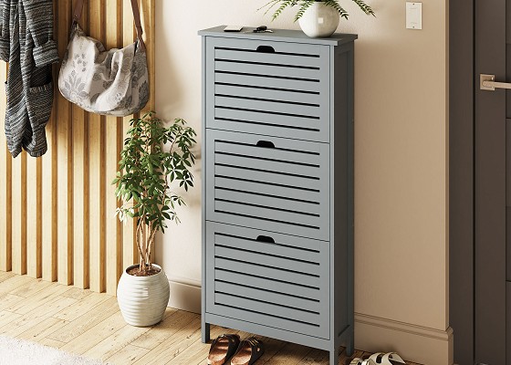 Darwen Three Tier Shoe Cabinet