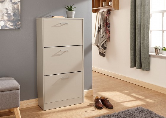 Stirling Three Tier Shoe Cabinet