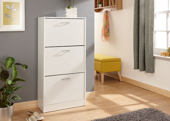 Stirling Three Tier Shoe Cabinet