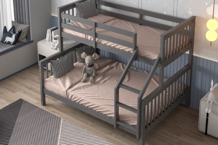 Darwen Wooden Zoom Triple Bunk Bed