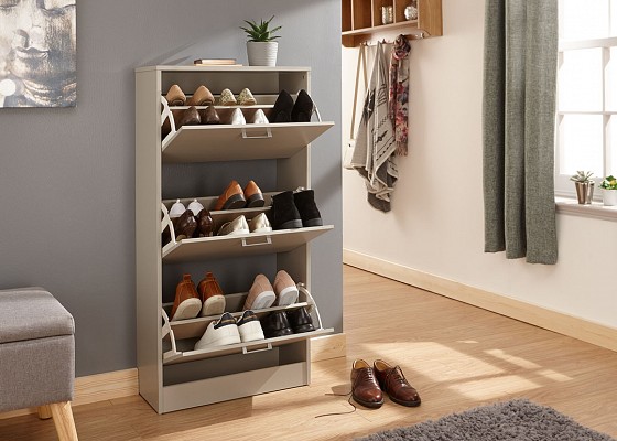 Stirling Three Tier Shoe Cabinet