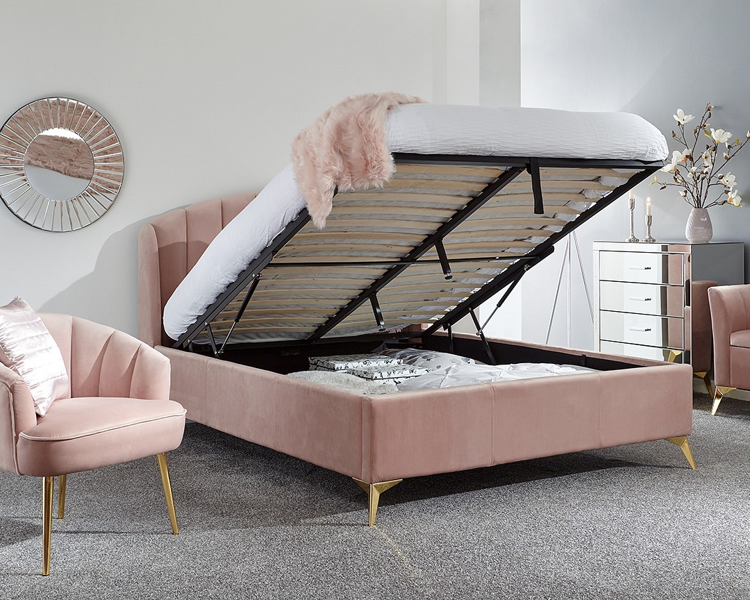 PETTINE End Lift Ottoman Bed