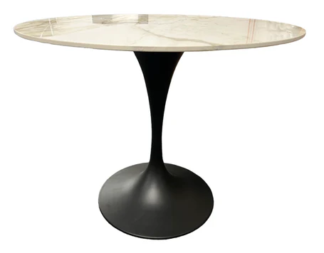 Bentley 0.9m Round Table (Black KD)