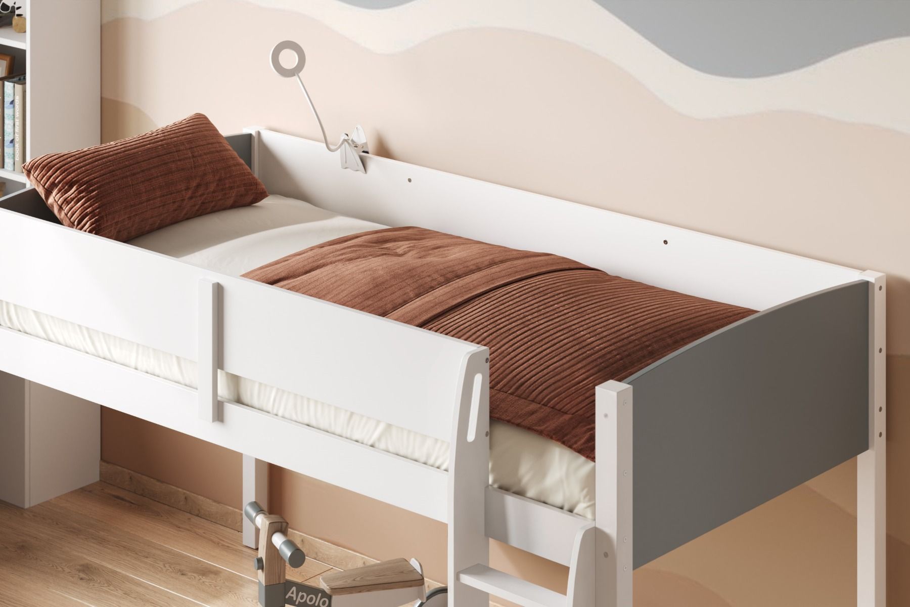 Darwen Wooden Mid Sleeper Cabin Bed