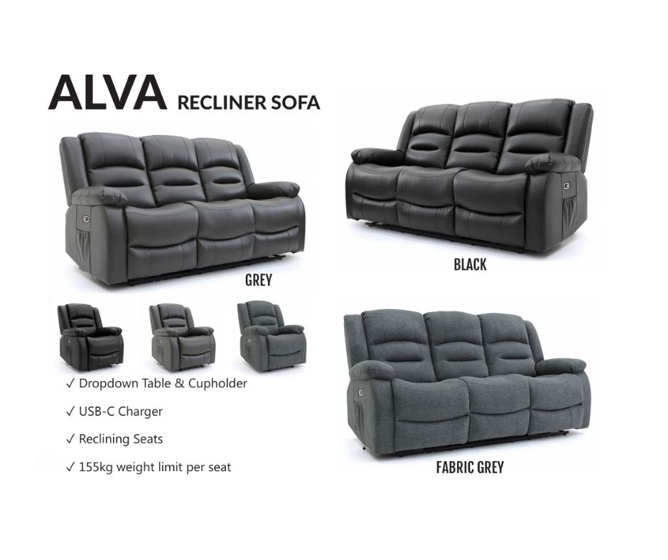ALVA Electric Recliner Sofa
