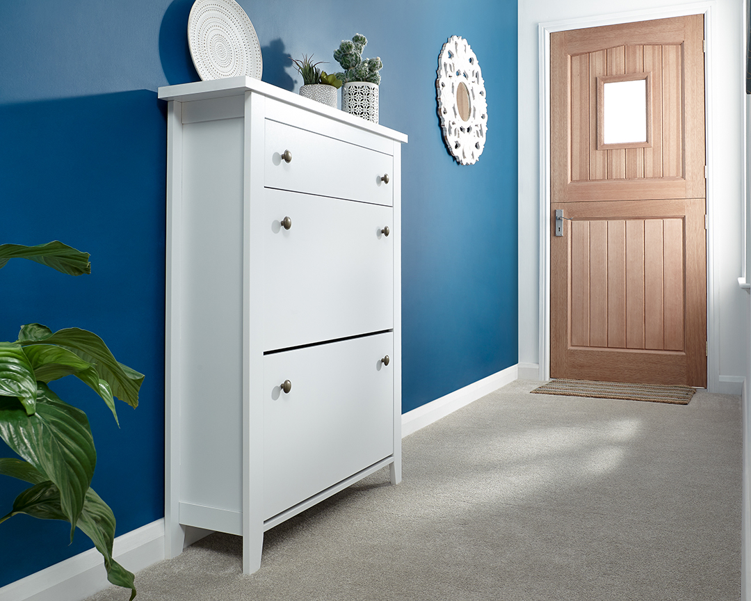 Deluxe Shoe Cabinet Shoe Cabinet with Drawer