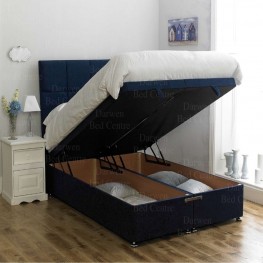 Allure Chesterfield Bed (Upholstered in Grey AC Linen)