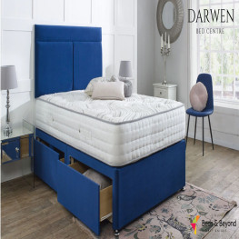 Allure Chesterfield Bed (Upholstered in Grey AC Linen)