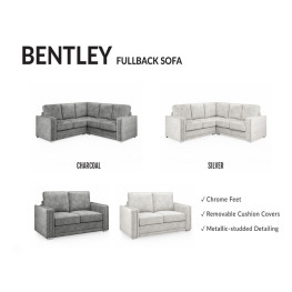 Allure Chesterfield Bed (Upholstered in Grey AC Linen)