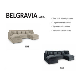 Allure Chesterfield Bed (Upholstered in Grey AC Linen)