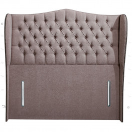 Allure Chesterfield Bed (Upholstered in Grey AC Linen)