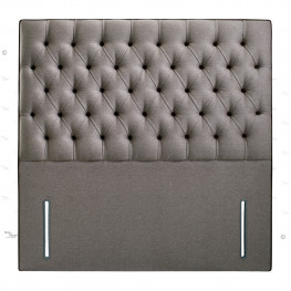 Allure Chesterfield Bed (Upholstered in Grey AC Linen)