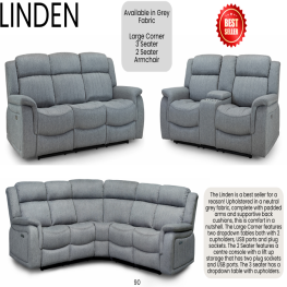 Allure Chesterfield Bed (Upholstered in Grey AC Linen)